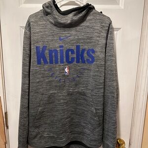 Nike Dri-FIT Black and Blue Hoodie